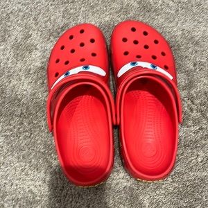 Lightning mcqueen crocs BARELY USED